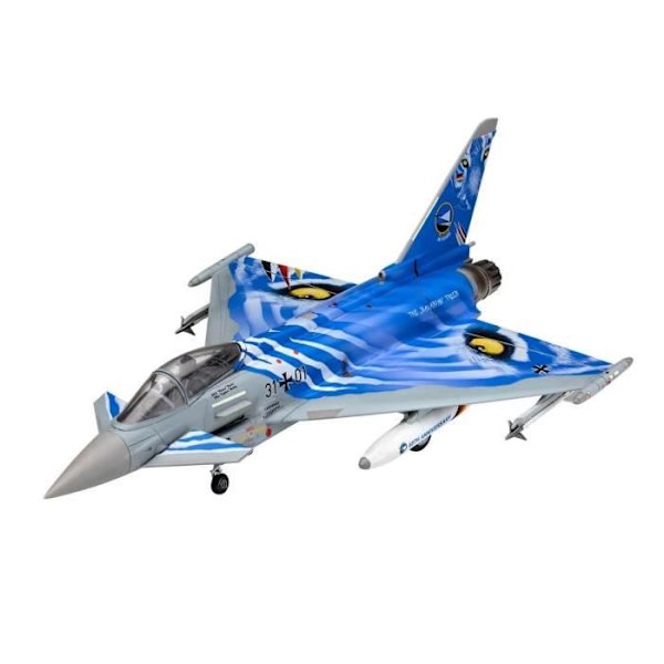 Flygplansmodell - Revell - Eurofighter Typhoon 'The Bavarian Tiger 2021' - Unik färg Enfärgad