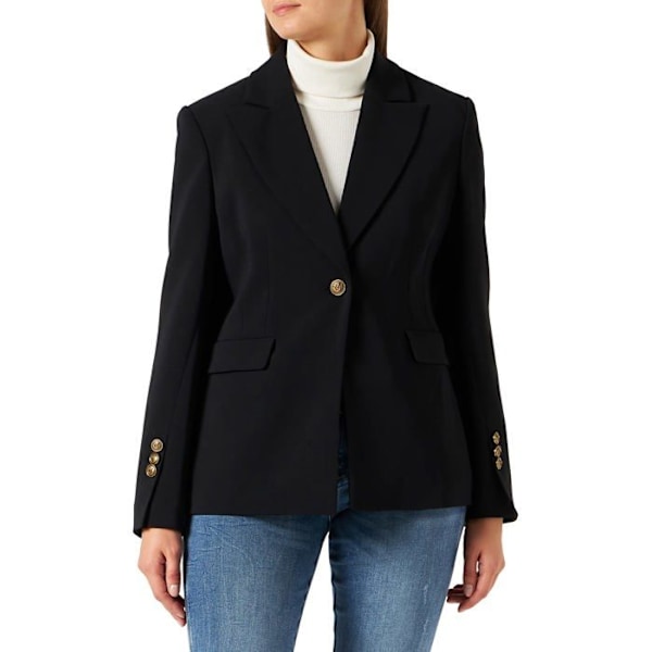 Jacka - ärtrock - kappa - kavaj Pinko - 1G188U7624 - Dam Evelina Crepe Stretch Jacka Blazer Svart 44