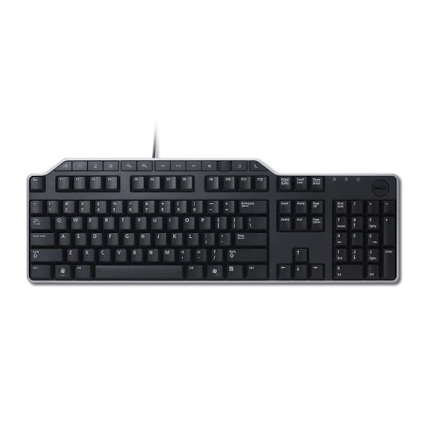 DELL KB-522, Standard, USB, QWERTZ, Svart