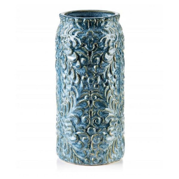 Vase - soliflore Lumarko Vase YANDA BLÅ 10,5XH26CM