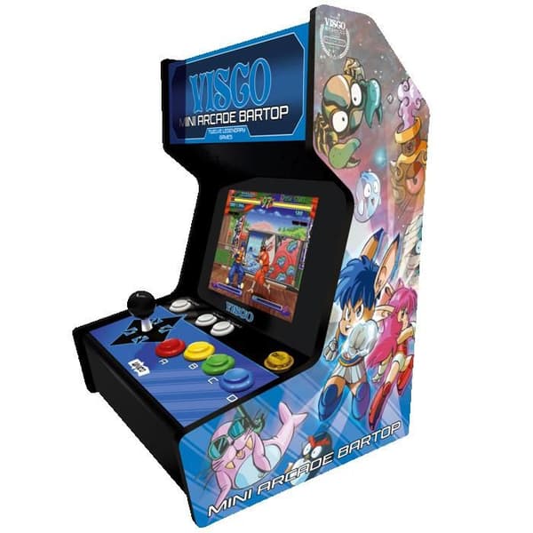 VISCO Mini Borne d'Arcade typ BARTOP + 12 Spel