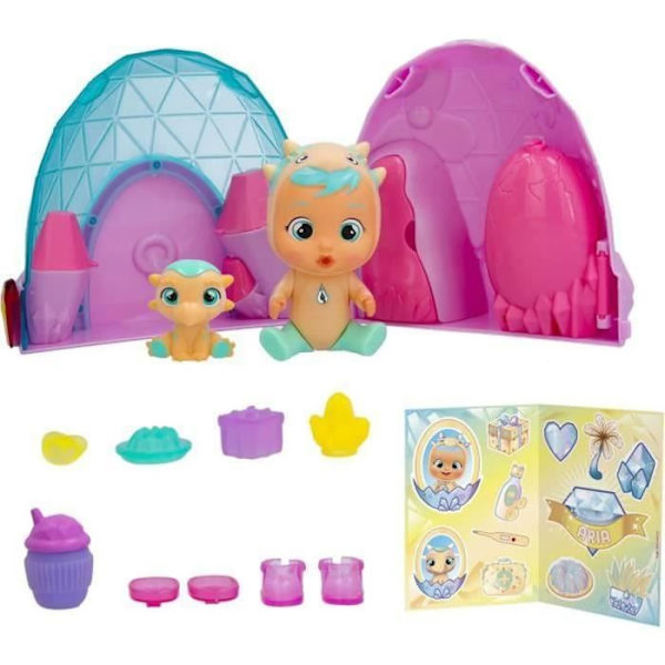 Dino Icy World Cry Babies Magic Tears - Samlar minidocka. Från 3 år Blå