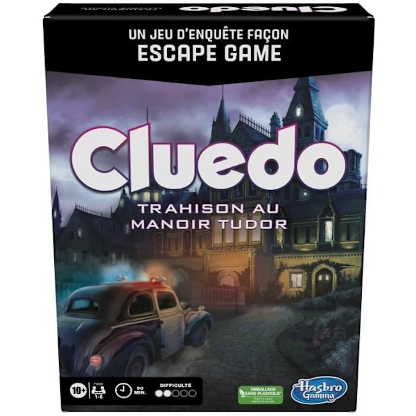 Cluedo Escape Treason på Tudor Manor - undersökningsspel för flyktspelsstil - 1 till 6 spelare - från 10 år Flerfärgad