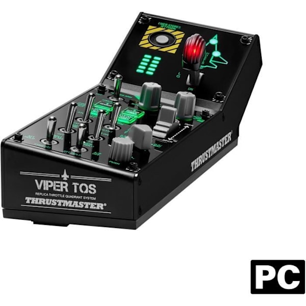 Cockpit kontrollpanel - THRUSTMASTER - Viper Panel - Svart - USB - PC - Gamepad Svart