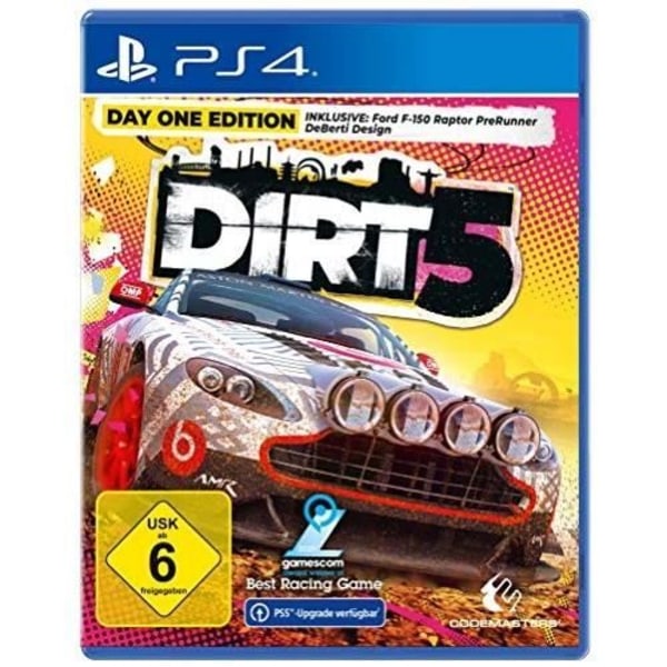 SONY DIRT 5 DAY ONE EDITION Racingspel - PS4 - Exklusivt innehåll - 1-4 spelare