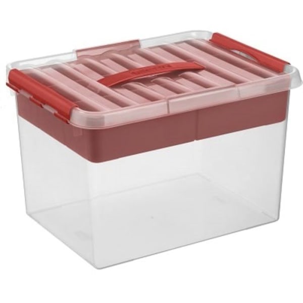 Förvaringslåda - Ej specificerad - Stor - 15 Liter - Transparent - Grå Klart, grå