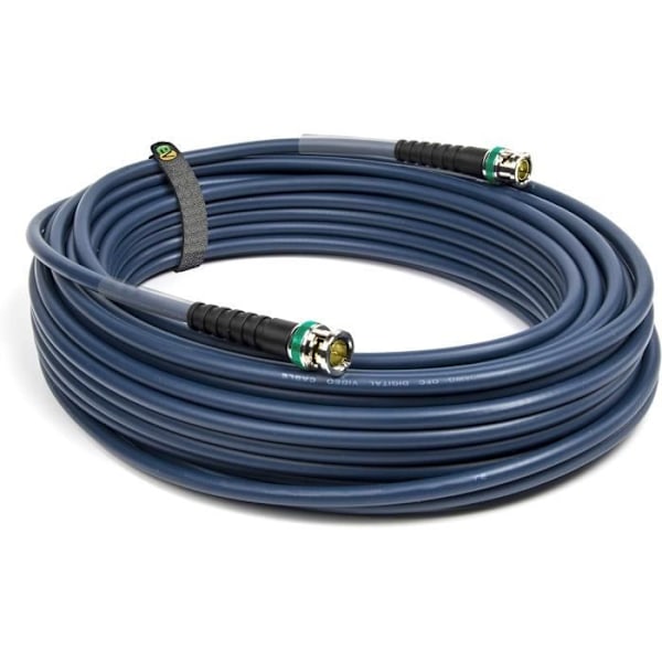 Koaxialkabel - Emelec VíasCom - EQ3006A/0070 - 4K-UHD - 12G-SDI - Flexibel 20 AWG Blå