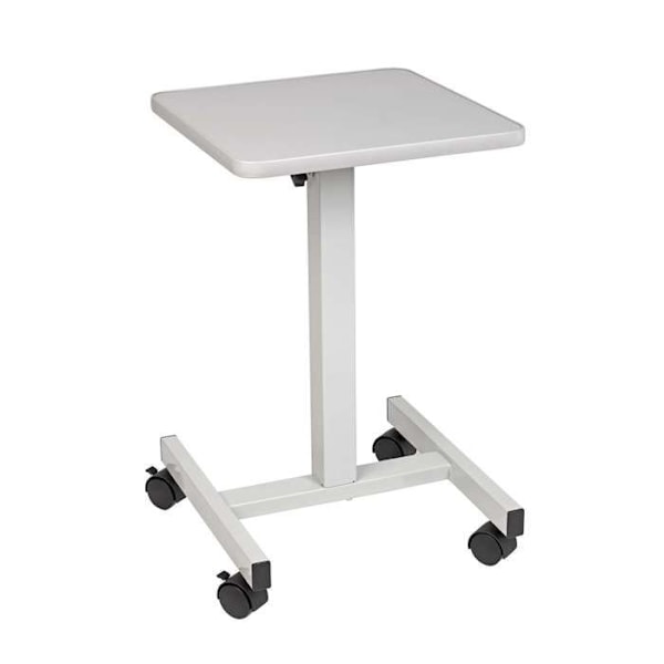 MAUL Bord 38 x 38 cm - med hjul - grå - metall - 1 styck grå