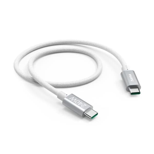 USB-C laddarkabel - Full-Feat - 240W - 1,5m - USB 3.2 Gen1 - 5Gbit/s