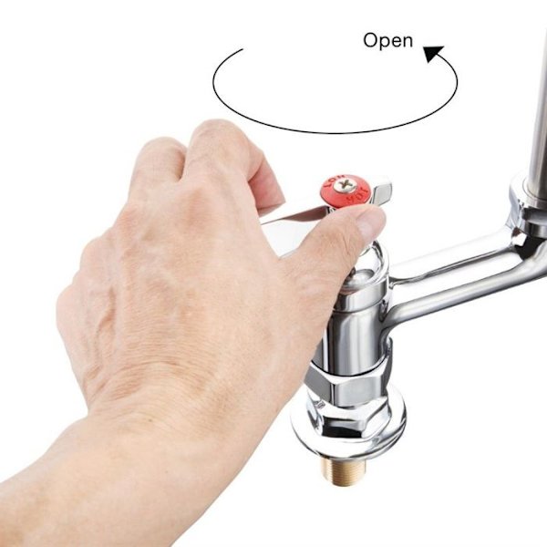 Dubbel duschblandare - VOGUE - Briljant - Rostfritt stål - 2 hål - Lämplig för dusch - 610mm