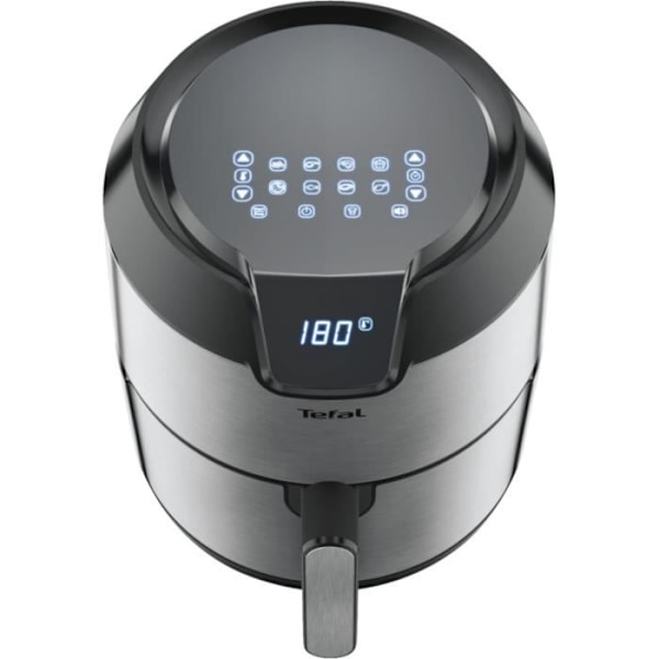 Tefal Fryer Easy Fry EY401D fritös Varmluftsfritös 4,2 L Unik Svart, Rostfritt stål Fristående 1500 W Svart, rostfritt stål