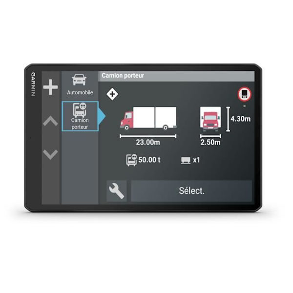 Lastbil GPS Dēzl LGV 1010 - GARMIN - 10" - trafikinformation i realtid