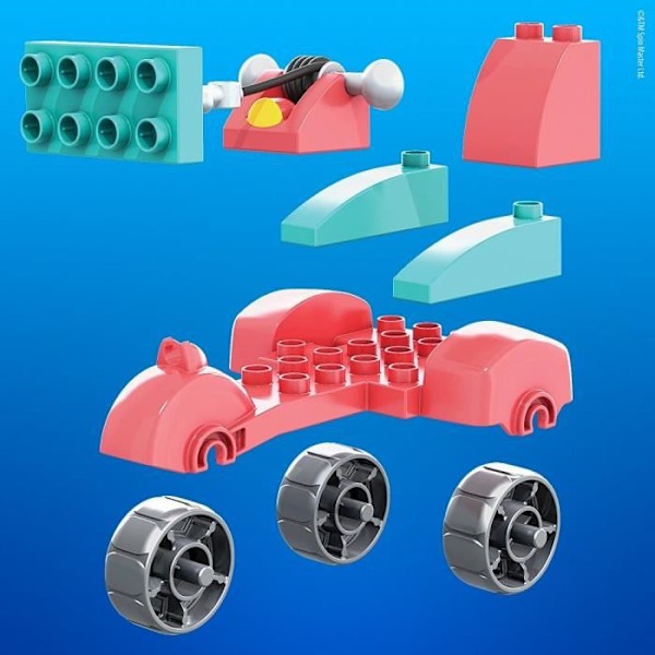Mega Bloks - Paw Patrol Liberty Scooter - Byggstenar - Ålder 3+