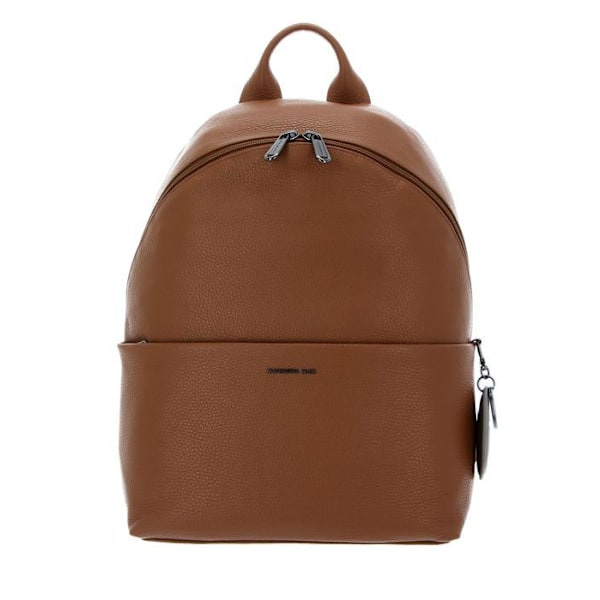Ryggsäck - MANDARINA DUCK - Mellow Leather - 100% Läder - Brun - Praktiska fack kastanj