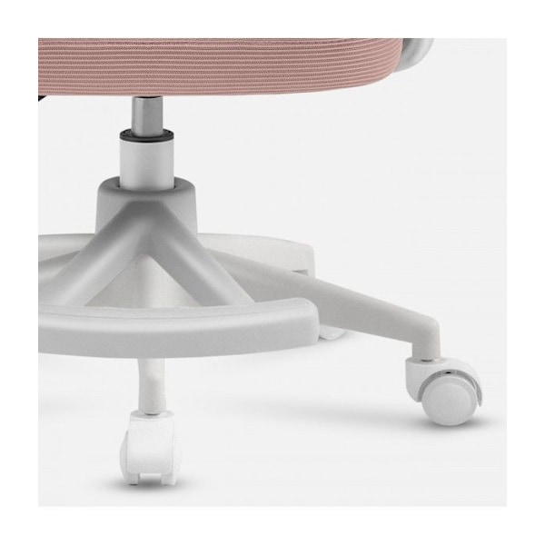 Barnstol - MARK ADLER - Junior 4.5 - Ergonomisk - Fällbara armstöd - Rosa Vit