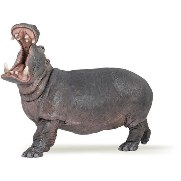 Flodhästfigur - PAPO - WILD LIFE - Flerfärgad - För barn från 3 år Flerfärgad