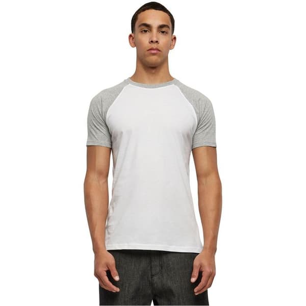 T-shirt Raglan - URBAN CLASSICS - Vit - Korta ärmar - 90% bomull - Regular passform Vit XXXXL