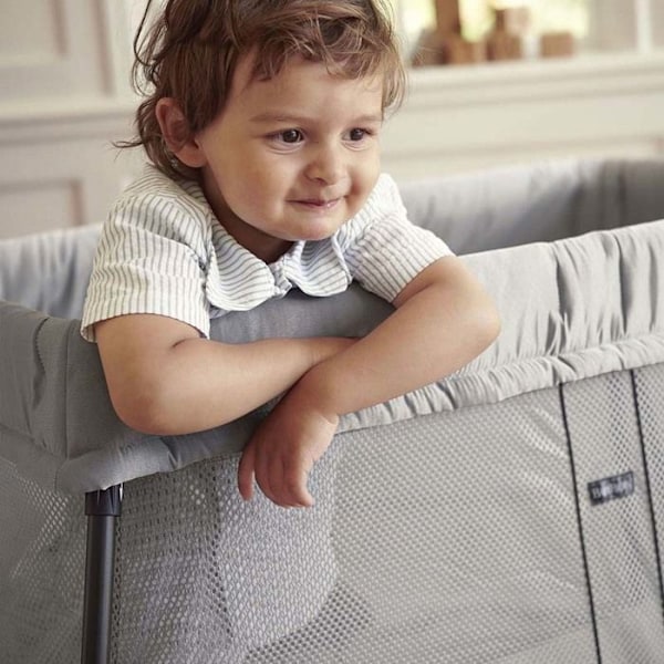 Paraplybädd - BABYBJORN - Lätt - Hopfällbar - Bekväm - Silver Pengar