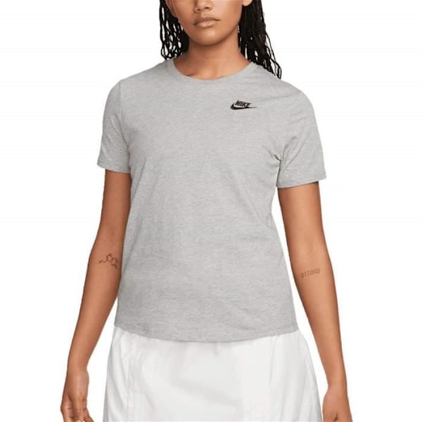 Nike T-shirt för kvinnor Club Essentials Grå DX7902-063 Grå M