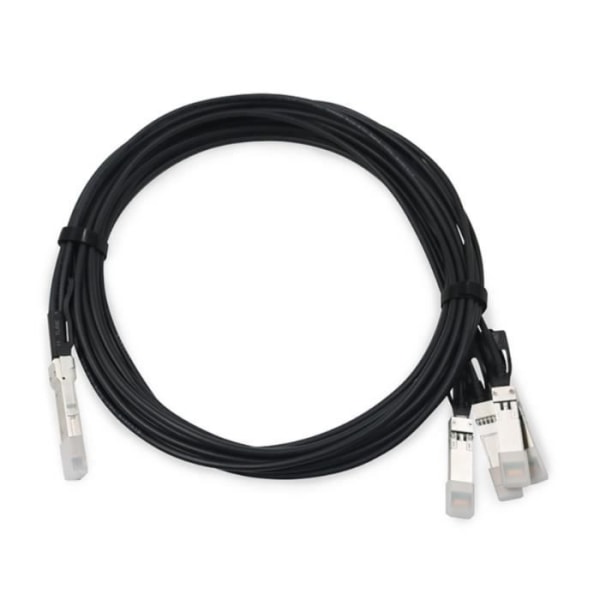 DIGITUS DAC nätverkskabel 2m, 1x QSFP+ 40G till 4x SFP+, datahastighet upp till 10,3125 Gbps