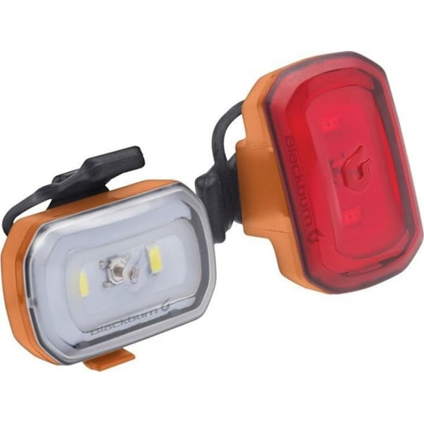 Blackburn - 304933-uniw - USB-klick-ljussättning framtill 60 lumens, bak 20 lumens orange