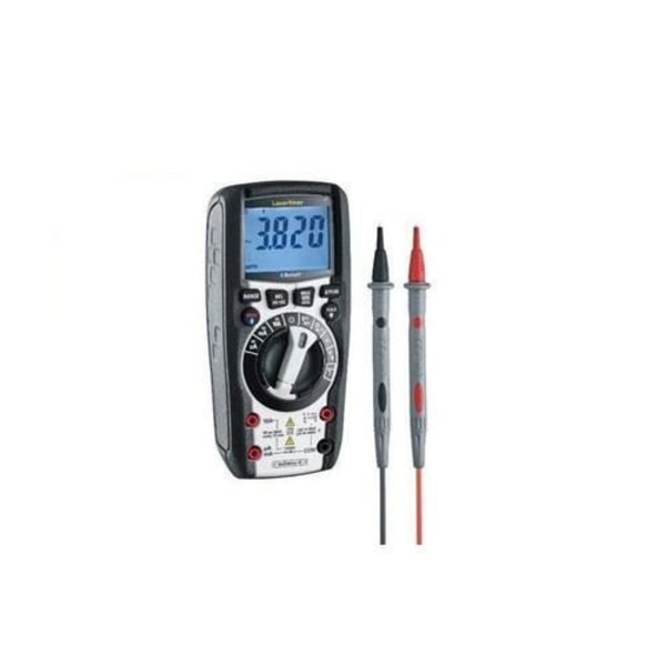Laserliner Multimeter XP, Elektronisk, Hushåll, Strömström, Strömfrekvens, Spänning, Svart, Grå, W, LCD