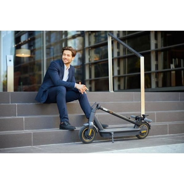 Trottinett elektrisk Segway Ninebot MAX G3 E svart och grått