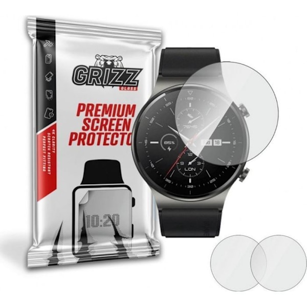 Vitré för smartklocka - skärm för smartklocka Grizzglass Hybridglas för Huawei Watch GT2 Pro
