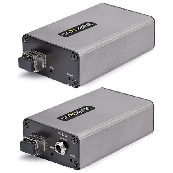 USB 3.0 Förlängare - StarTech.com - 2-Port på Multimode OM3 Fiber - 5Gbps - Räckvidd 350m - USB-A Hub