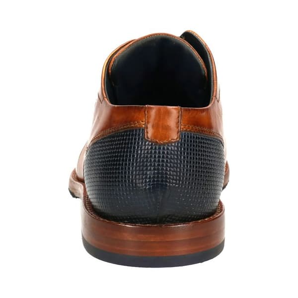 Derbie Bugatti mörkbrun schwartz cognac 41