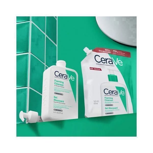 CeraVe Gel Moussant Eco Recharge 473 ML Vit