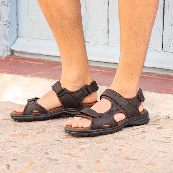 SANDALES PANAMA JACK SALTON BASICS BRUN_C1 44