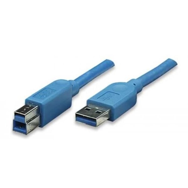 TECHLY - Techly ICOC U3-AB-20 BL KABEL USB 3.0 A hane / B hane 2 M BLÅ