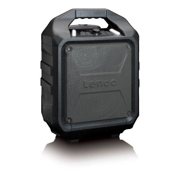 Bärbar högtalare - Lenco - PA-90 - Bluetooth 3.0 - 2 USB-portar - 60W RMS Svart