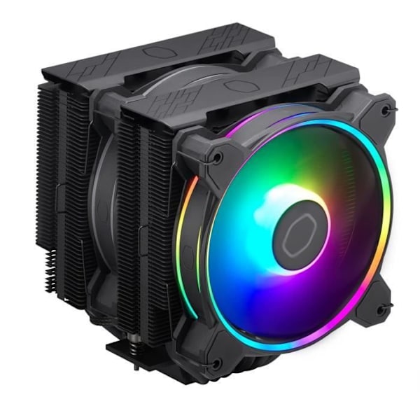 Luftkylare - COOLER MASTER - Hyper 622 Halo Black - 12cm Fläkt - 650-2050 rpm - Svart