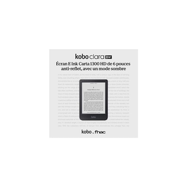 eReader - Kobo - Clara BW - 6" Touchskärm - ComfortLight Pro - Vattentålig IPX8