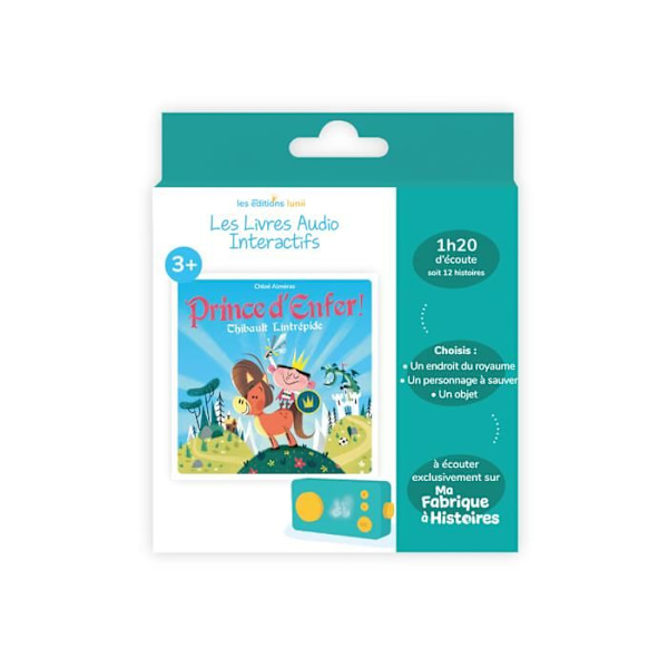Educational Console - LUNII - Prince of Hell Box - 12 interaktiva berättelser från 3 år