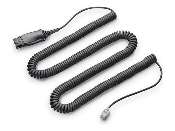 Telefonkabel - HP Inc. - Poly - Svart - Trådad - Allmän