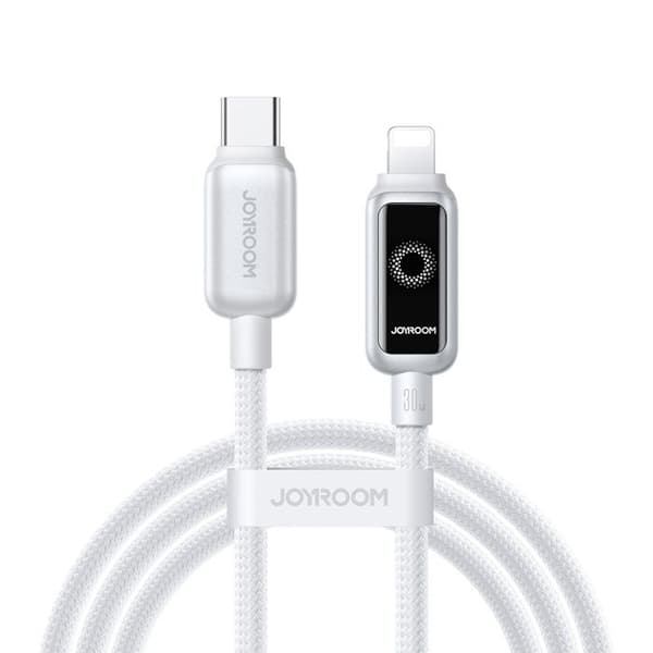 Laddkabel - JOYROOM - S-A55 StarFlight - USB-C till Lightning - 30 W - 1,2 m