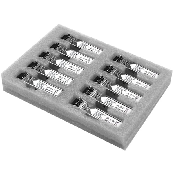 STARTECH Cisco GLC-SX-MM-kompatibel SFP GBIC-modul - Paket om 10 - För fiberoptiskt nätverk