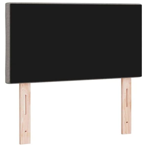 vidaXL Sänggavel Taupe 80 cm tyg 42007206