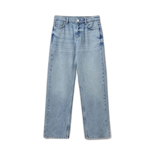 Jeans med låg midja tjej Sofie Schnoor Melikasy blå denim 12 år