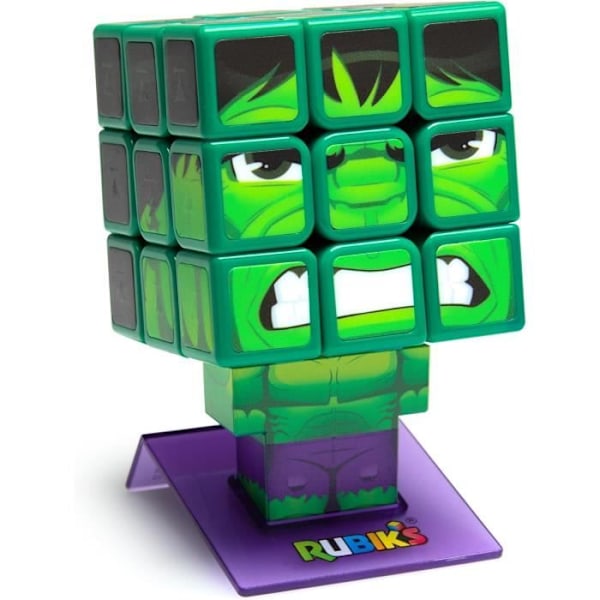 Rubiks kub - Rubiks - Hulk 3X3 - Flerfärgad - 8 år och uppåt - Problemlösningspussel Flerfärgad