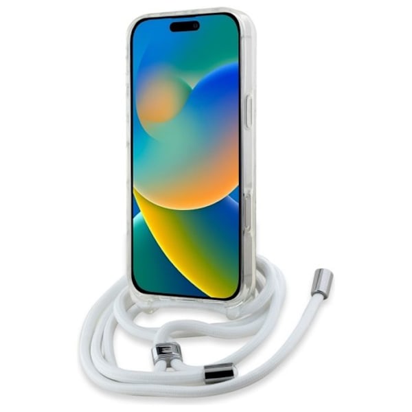 Étui Karl Lagerfeld Crossbody IML Karl Head MagSafe för iPhone 16 Pro Max (transparent)