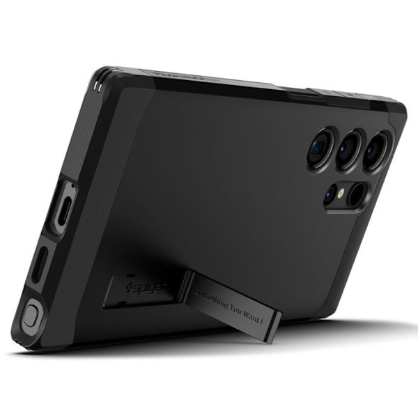 Coque Spigen Tough Armor MagSafe för Samsung Galaxy S24 Ultra (Svart) Svart