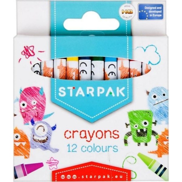 Färgpennor - fet krita Starpak - STK KO12