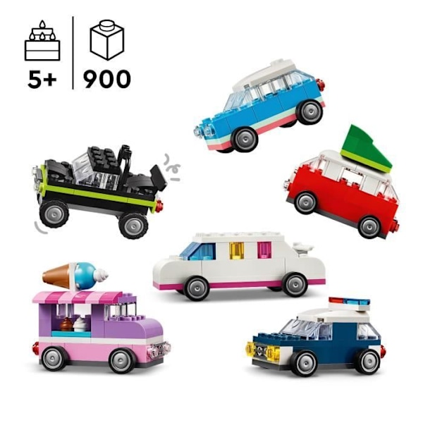 LEGO® 11036 klassiska kreativa fordon, modellbilar, polisfordon, lastbilar och andra Flerfärgad
