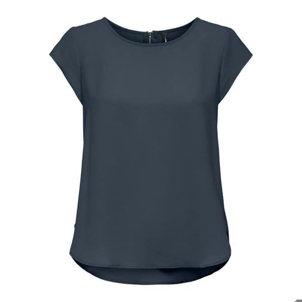 T-shirt dam Only Vic Solid - skugga blå ombre blå 36