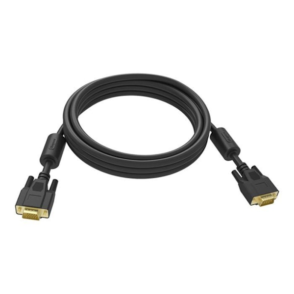 VGA-kabel - VISION - TC 10MVGAP/BL - 10 m - Guldpläterade kontakter - Ferritkärnor