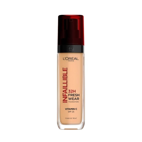 Foundation - L'OREAL PARIS - Ofelbar - Långvarig 32H - Strålande sand Beige